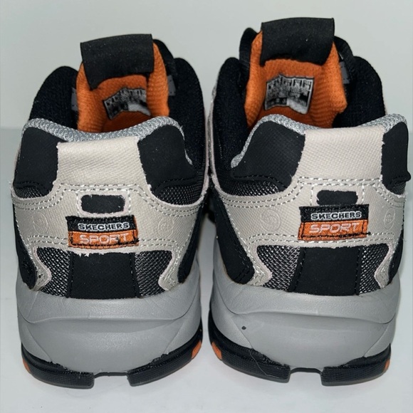 Skechers Sport Vigor NWOB 2.0 Gray & Orange Memory Foam Men’s Size 8 SN51241 - Picture 8 of 10